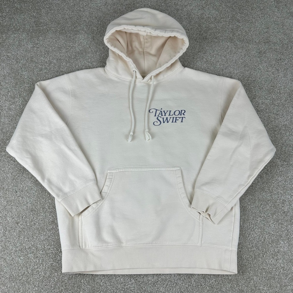 Taylor Swift 1989 Taylors Version Hoodie Cream We Never Go Out Of Style Medium